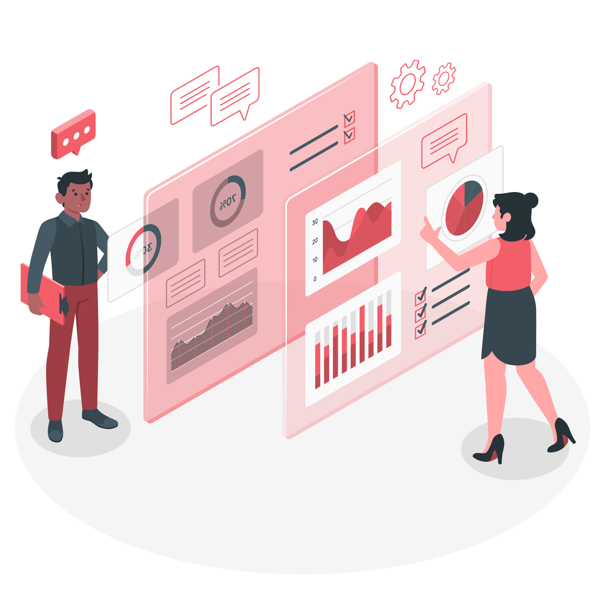 Smart automation illustration