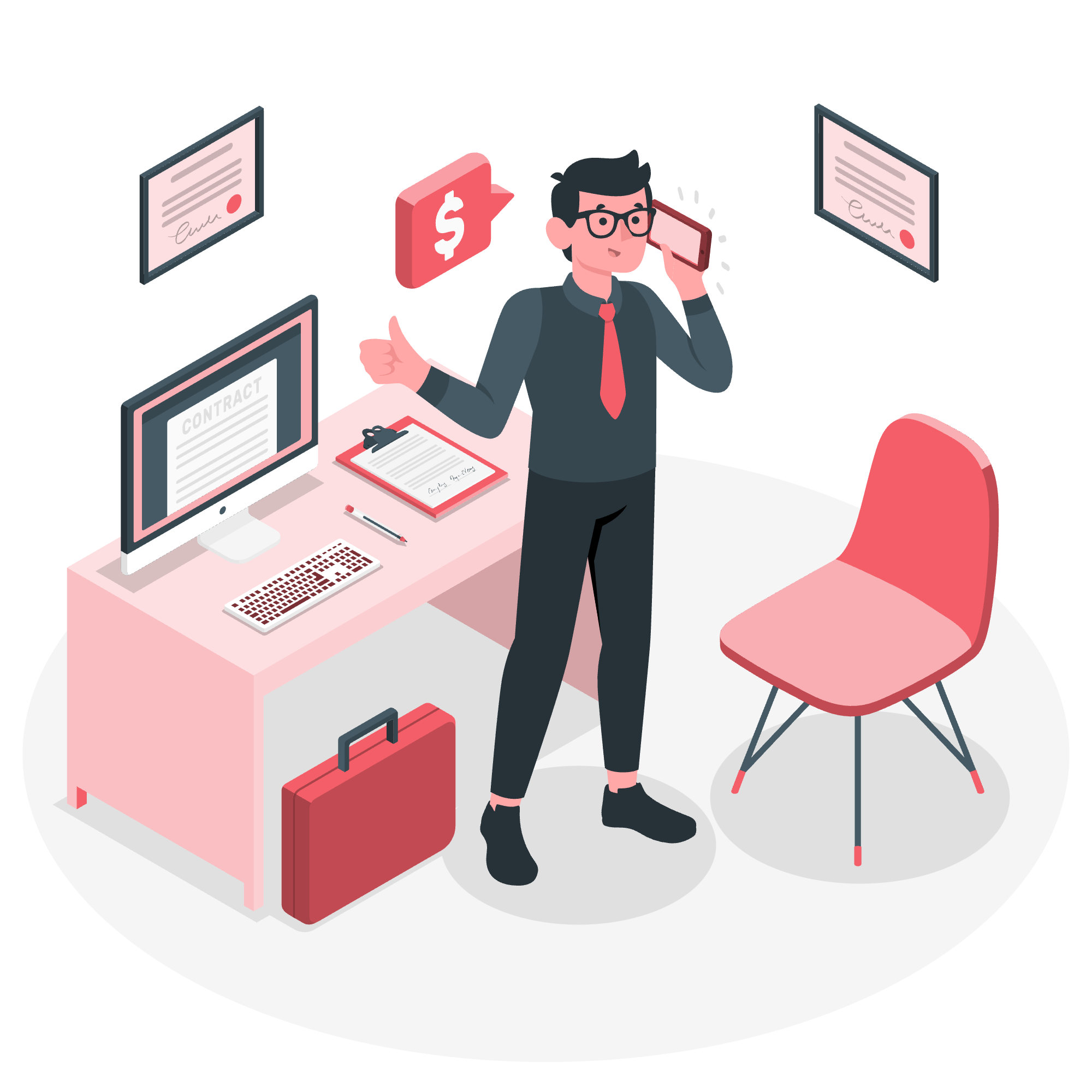Effortless management illustration